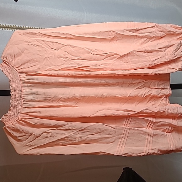 Sanctuary Blouse Size large Peach Long Sleeves Jet Setter - Picture 4 of 5